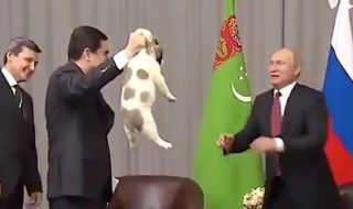 犬に優しいプーチン