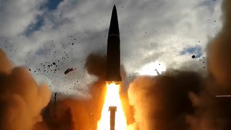 ベラルーシからミサイル発射