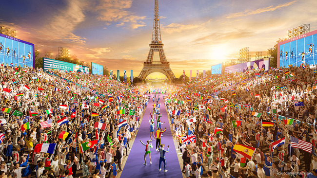 パリ五輪の広報イメージ