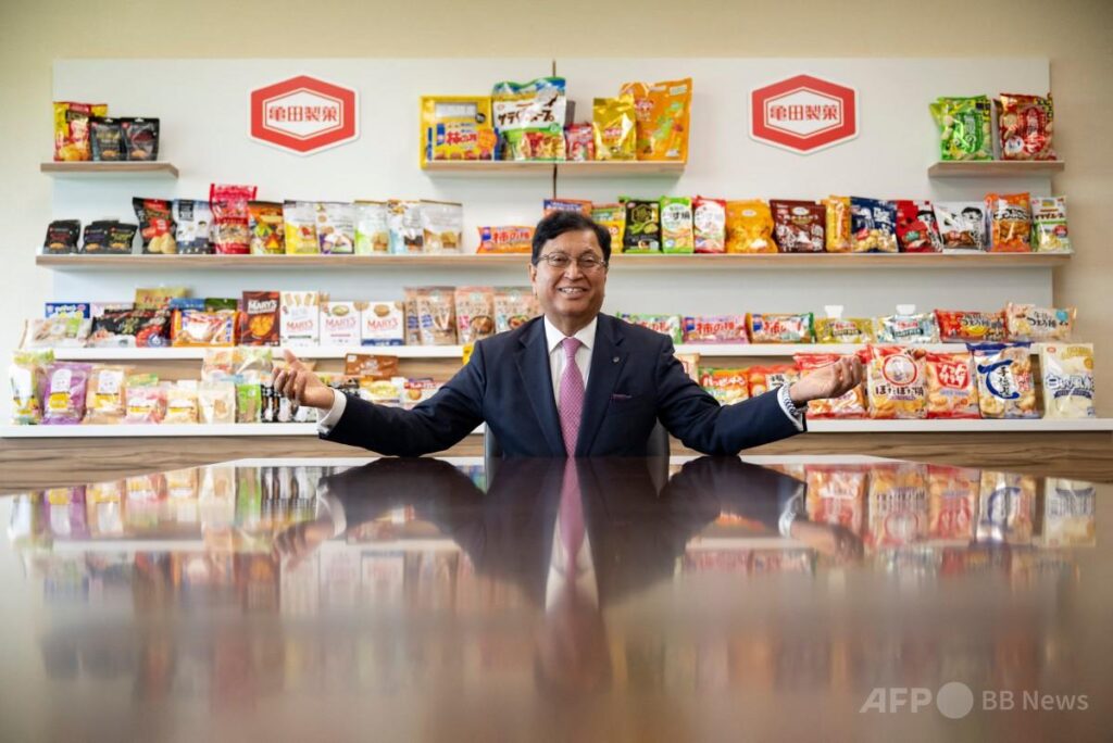 インド出身の亀田製菓会長