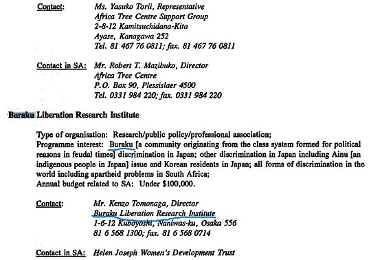 USAIDの支援団体リスト