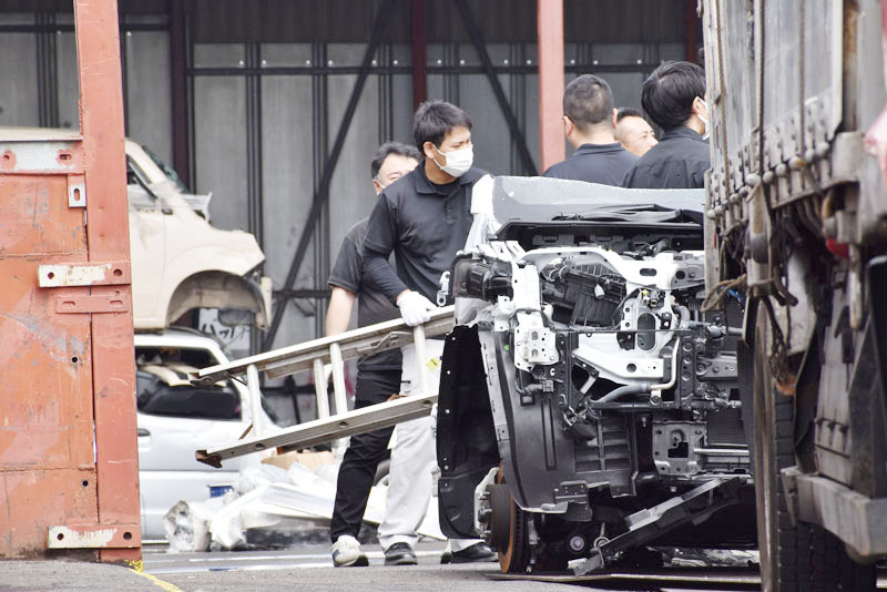 自動車窃盗グループを