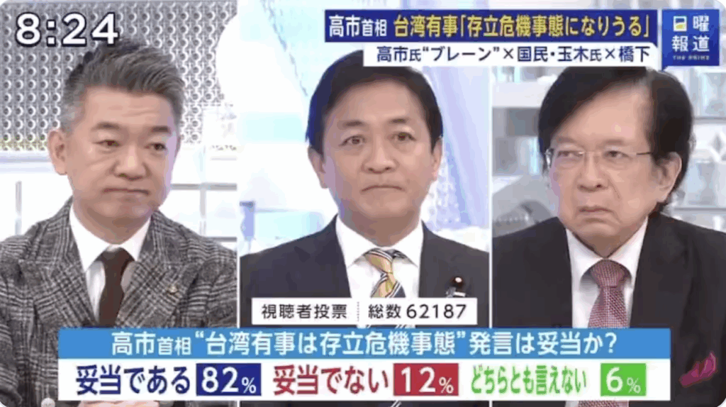 橋下・玉木の表情