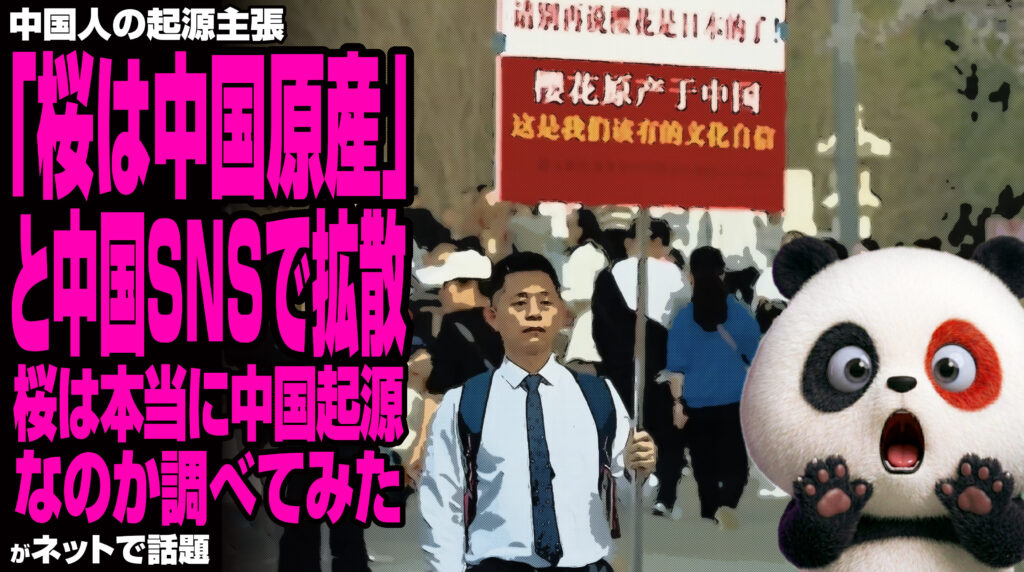 「桜は中国原産」と中国SNSで拡散　桜は本当に中国起源なのか調べてみたが話題